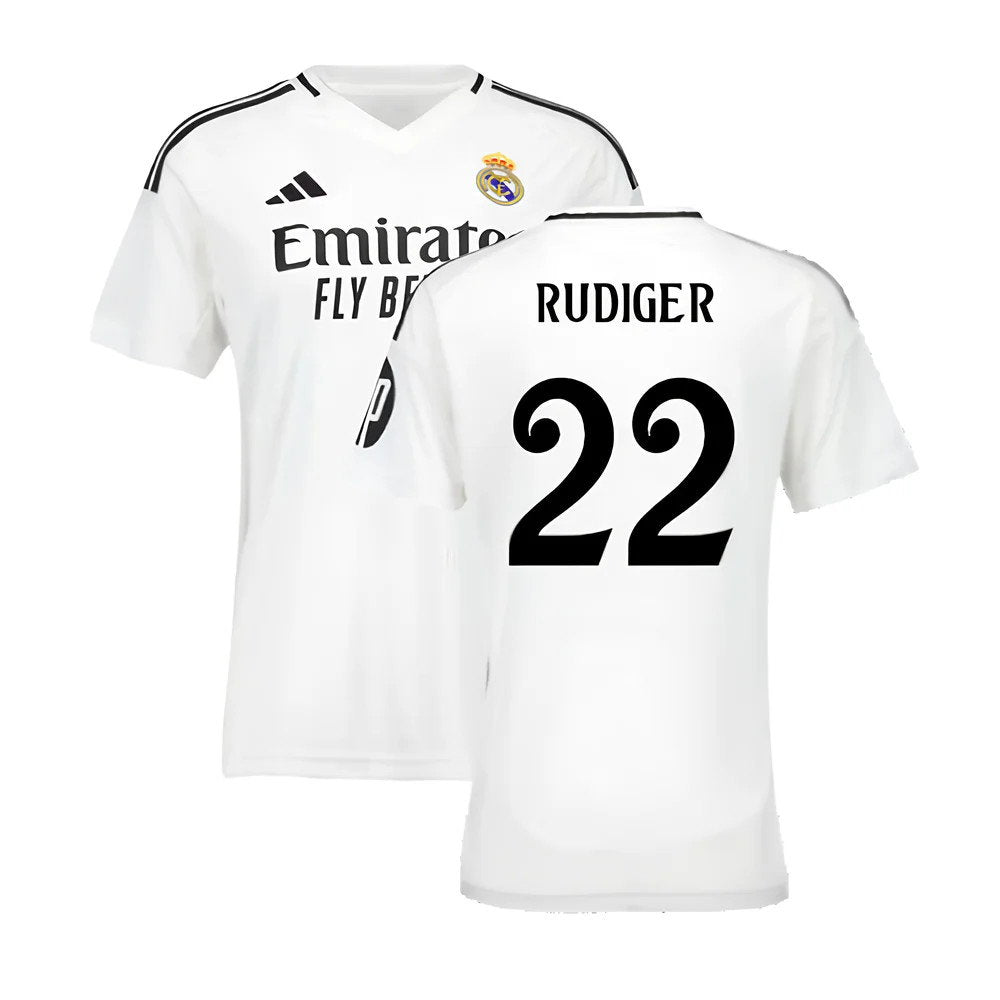 2024-2025 Real Madrid Home Shirt (Womens) (Rudiger 22)_0
