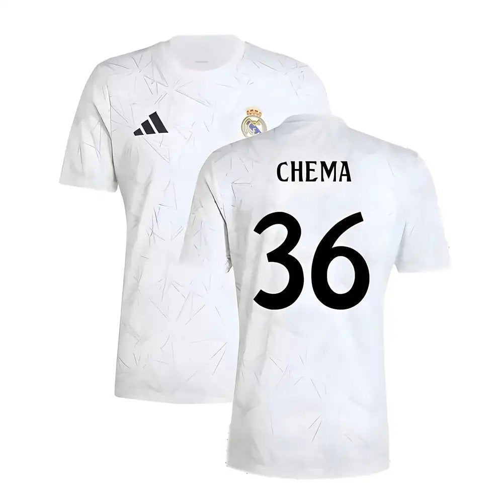 2024-2025 Real Madrid Pre-Match Shirt (White) (Chema 36)_0