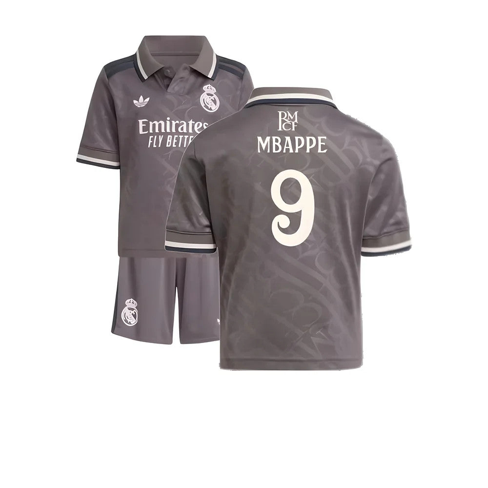 2024-2025 Real Madrid Third Mini Kit (Mbappe 9)_0