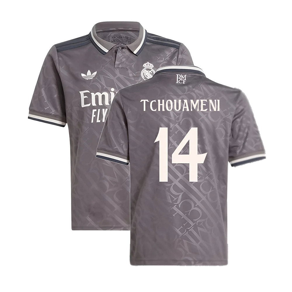 2024-2025 Real Madrid Third Shirt (Kids) (Tchouameni 14)_0