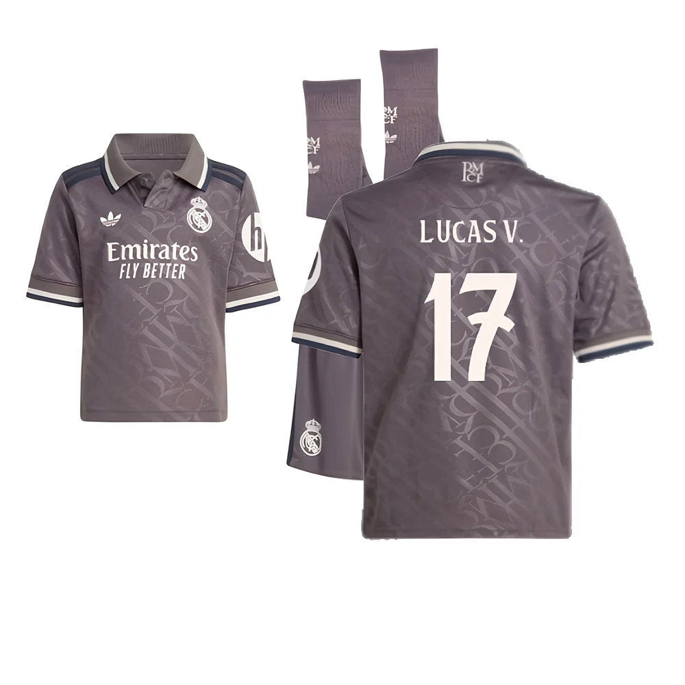 2024-2025 Real Madrid Third Youth Kit (Lucas V. 17)_0