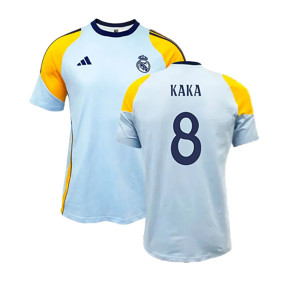 2024-2025 Real Madrid Training Tee (Glow Blue) (Kaka 8)_0