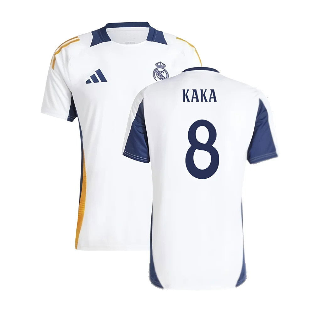 2024-2025 Real Madrid Training Tee (White) (Kaka 8)_0