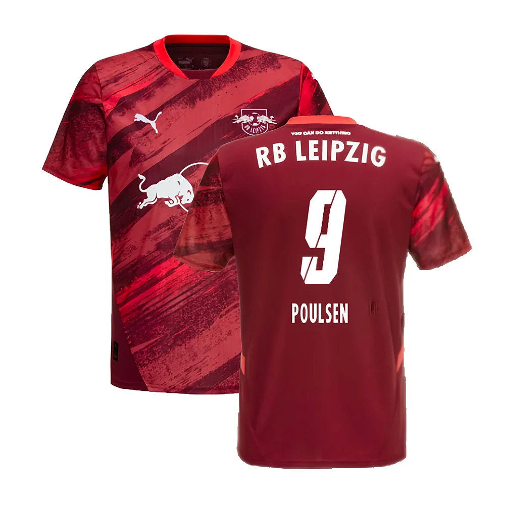 2024-2025 Red Bull Leipzig Away Shirt (Poulsen 9)_0