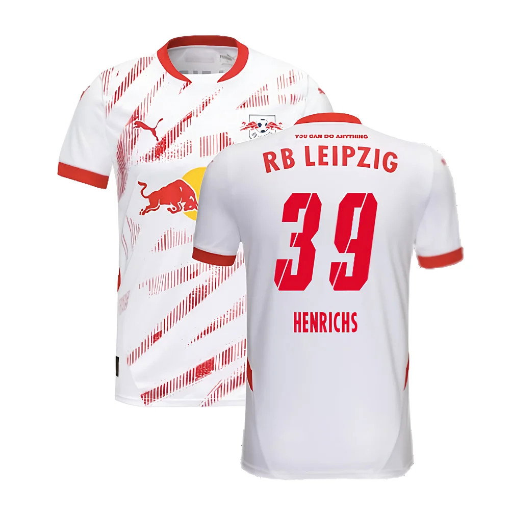 2024-2025 Red Bull Leipzig Home Shirt (Kids) (Henrichs 39)_0