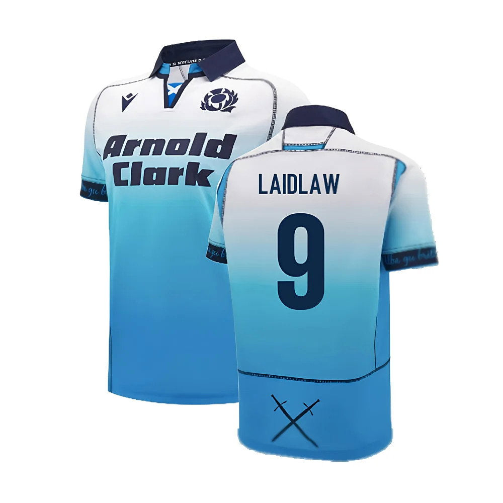 2024-2025 Scotland Rugby Away Replica Shirt (Kids) (Laidlaw 9)_0
