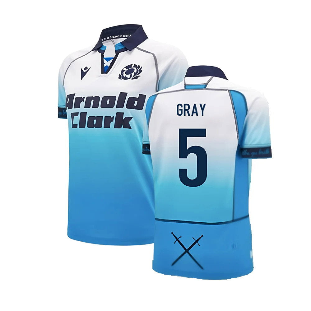 2024-2025 Scotland Rugby Away Replica Shirt (Womens) (Gray 5)_0