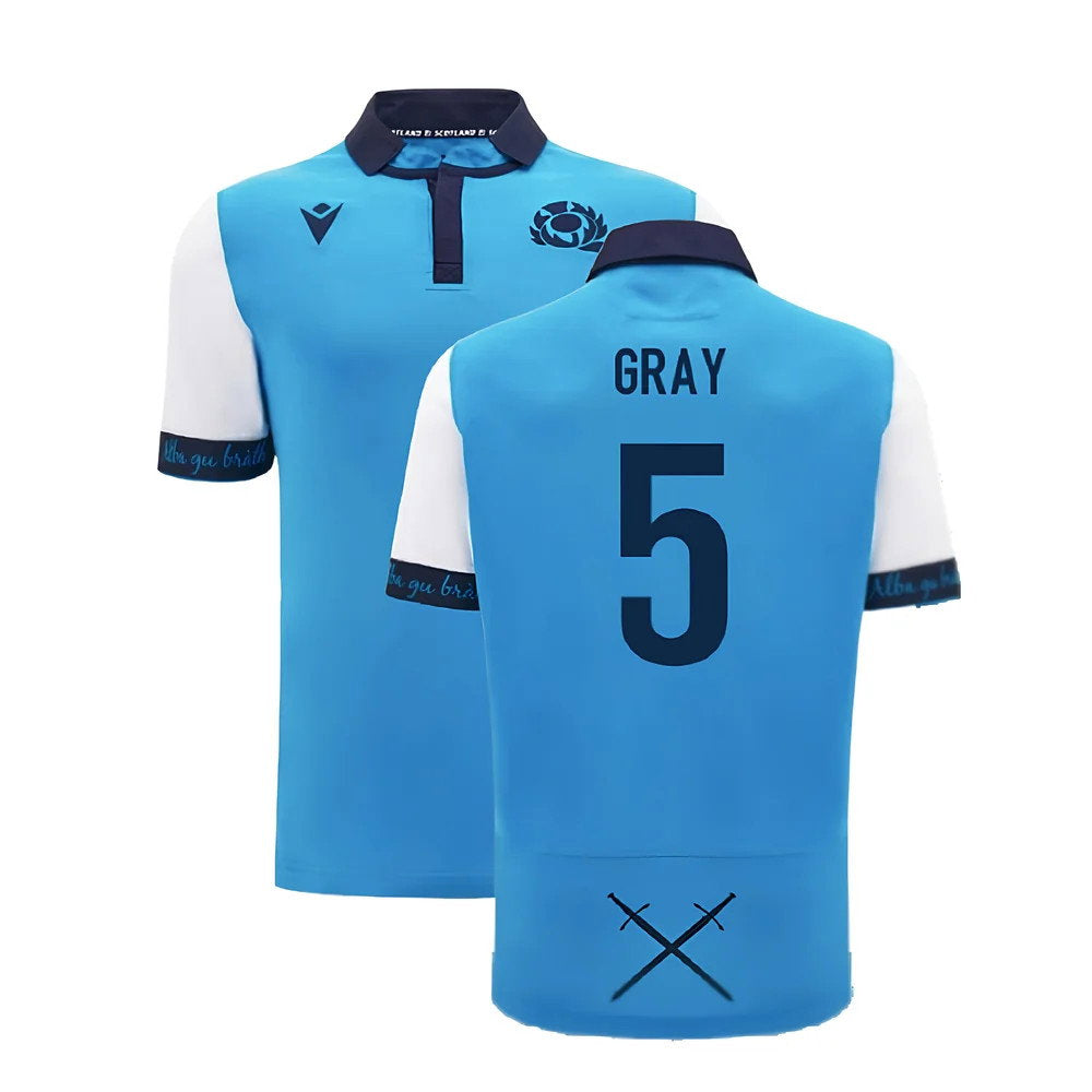 2024-2025 Scotland Rugby Away SS Cotton Shirt (Gray 5)_0