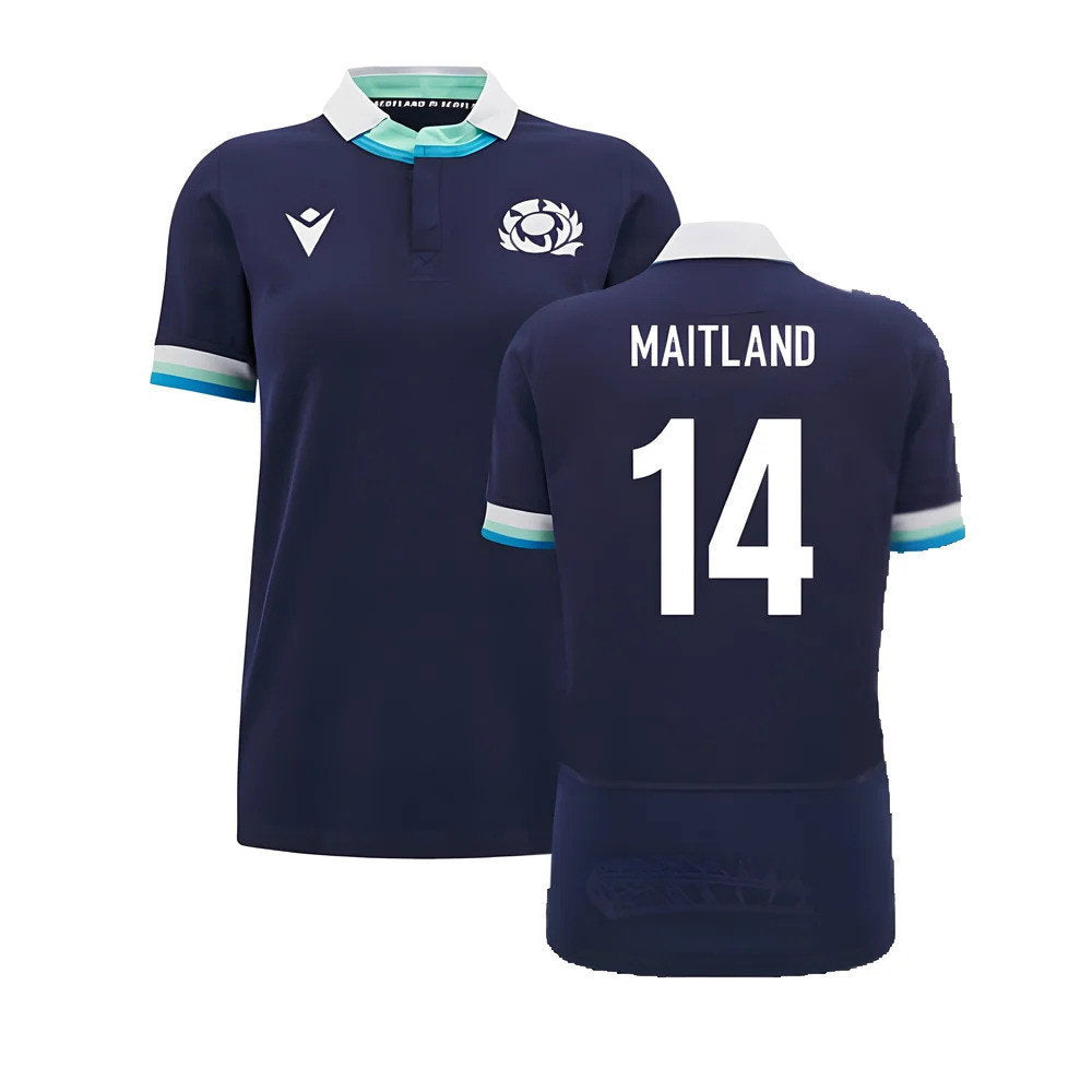 2024-2025 Scotland Rugby Home Cotton Shirt (Womens) (Maitland 14)_0