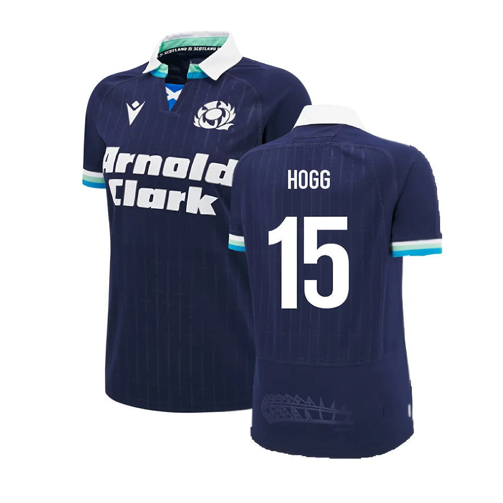 2024-2025 Scotland Rugby Home Poly Replica Shirt (Womens) (Hogg 15)_0