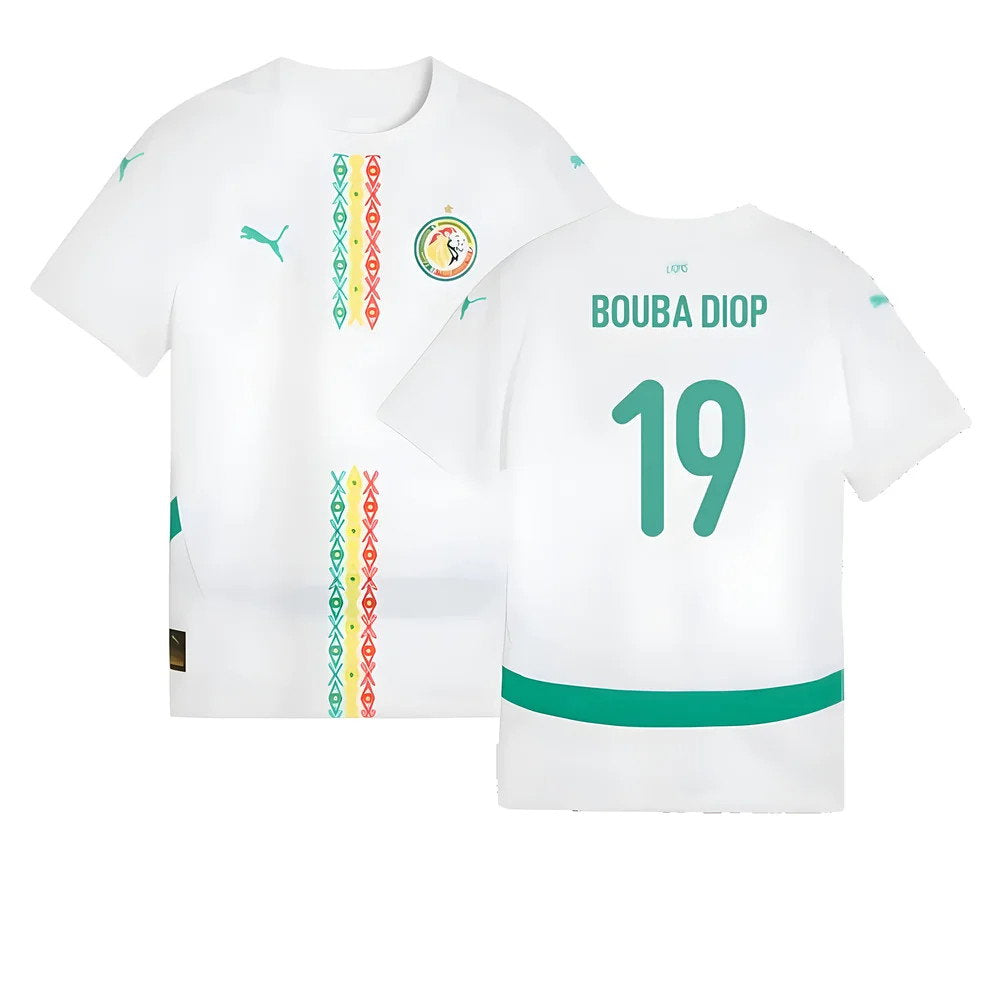 2024-2025 Senegal Home Shirt (Kids) (Bouba Diop 19)_0