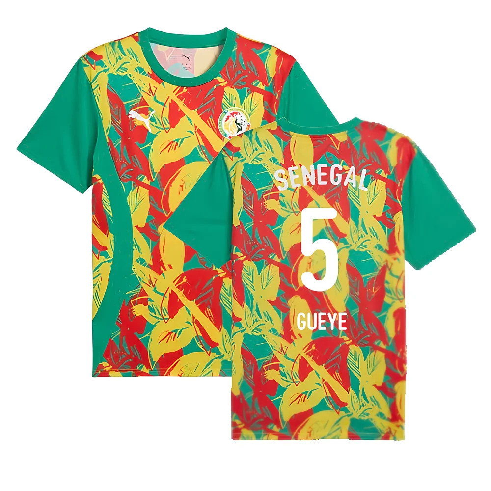 2024-2025 Senegal Prematch SS Jersey (Green) (Gueye 5)_0
