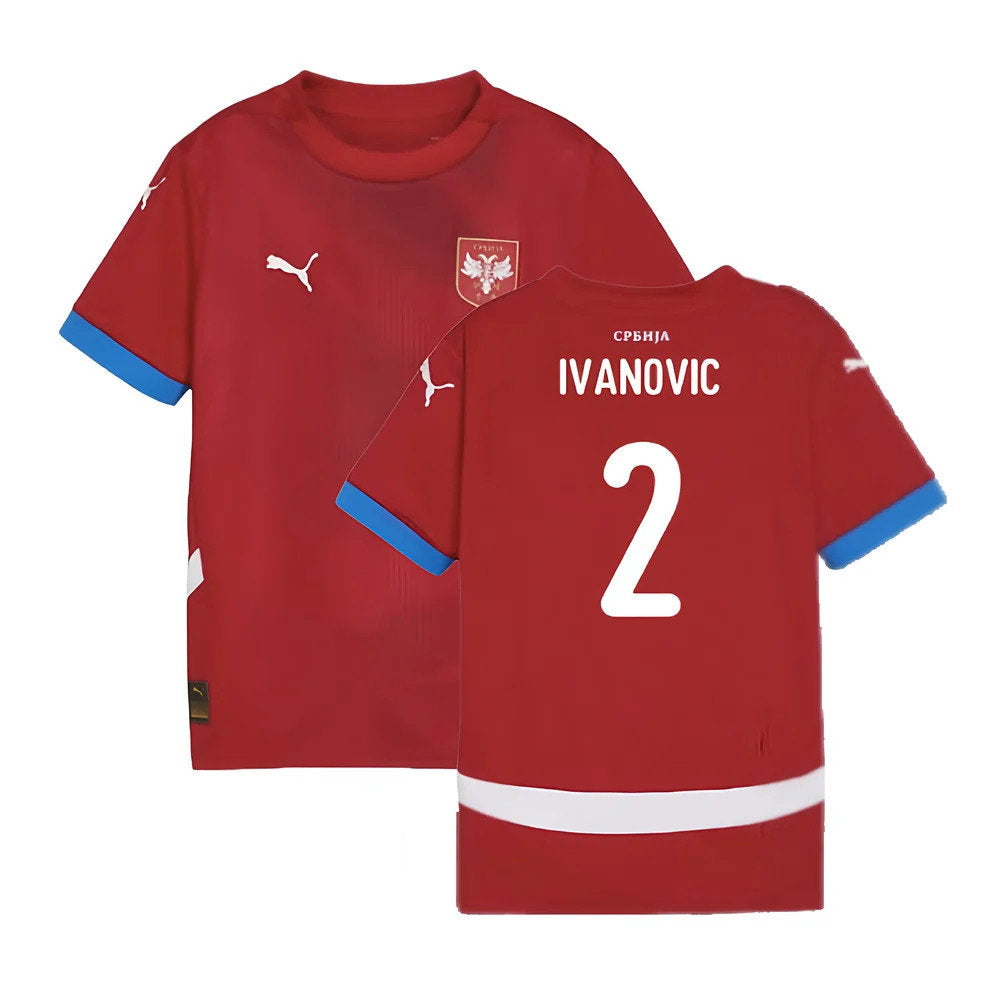 2024-2025 Serbia Home Shirt (Kids) (Ivanovic 2)_0