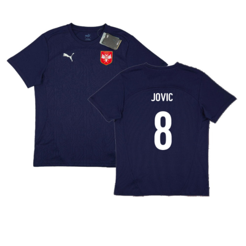 2024-2025 Serbia Training Jersey (Navy) (Jovic 8)_0