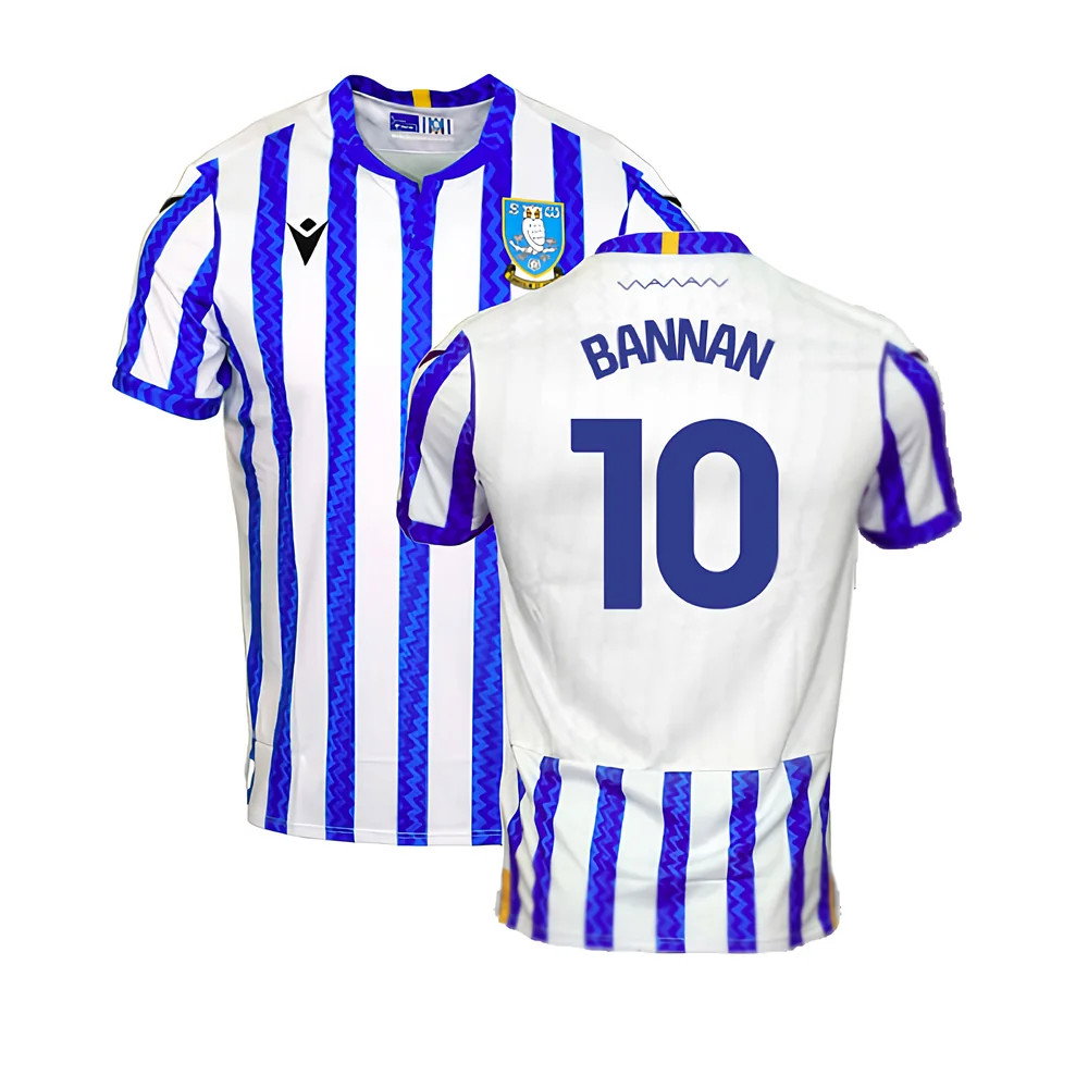 2024-2025 Sheffield Wednesday Home Shirt (Bannan 10)_0