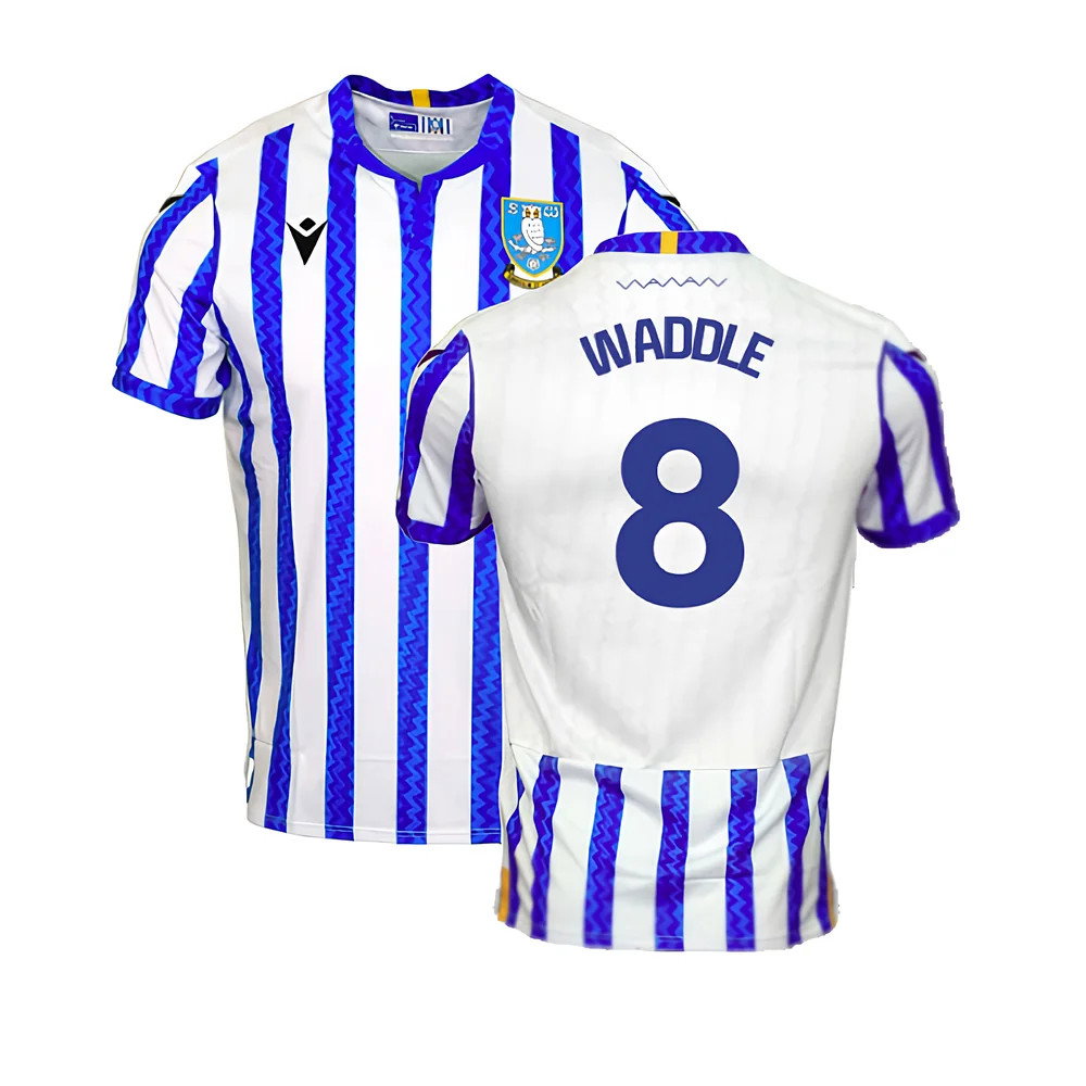 2024-2025 Sheffield Wednesday Home Shirt (Waddle 8)_0