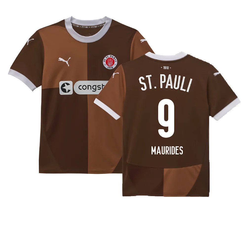 2024-2025 St Pauli Home Shirt (Kids) (Maurides 9)_0