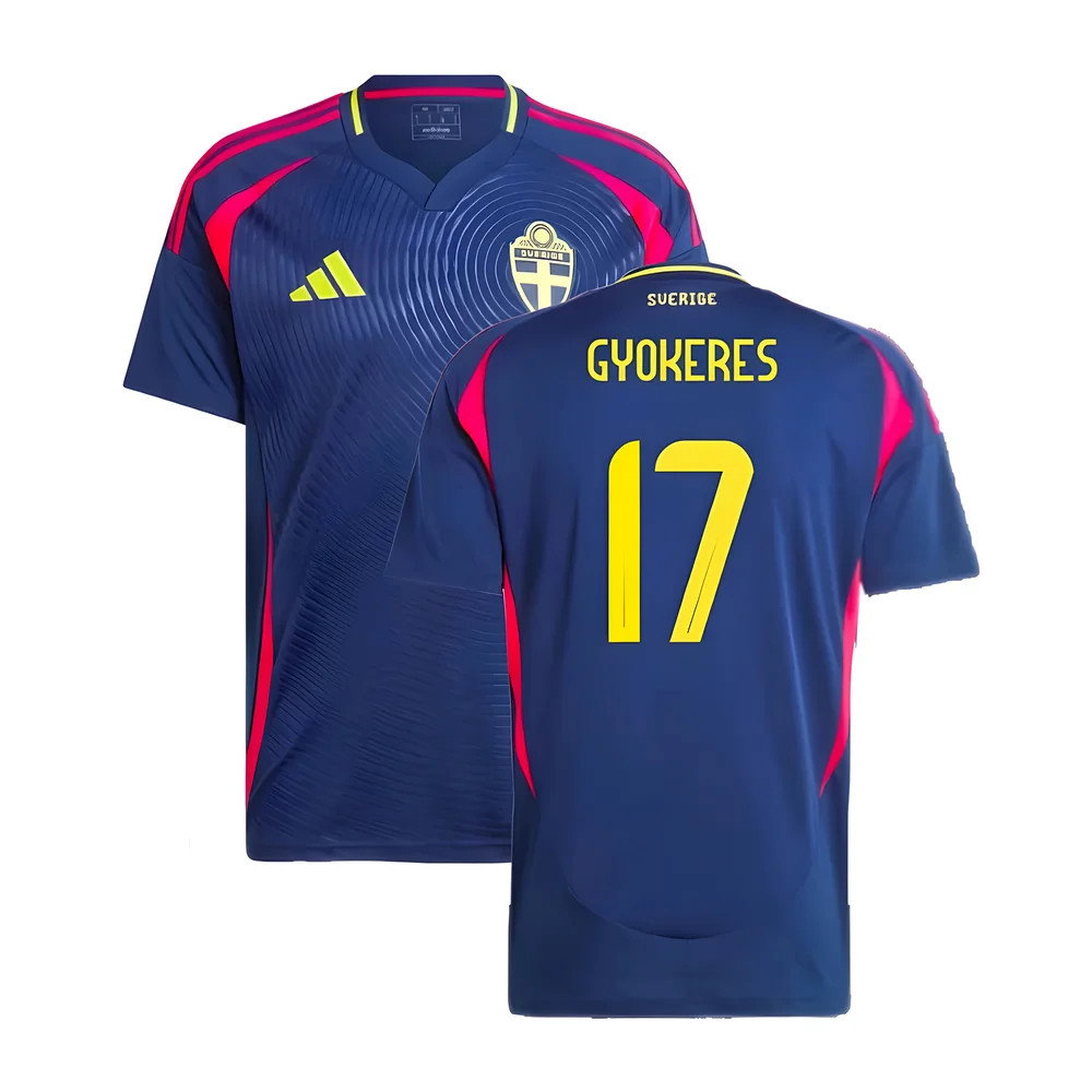 2024-2025 Sweden Away Shirt (GYOKERES 17)_0