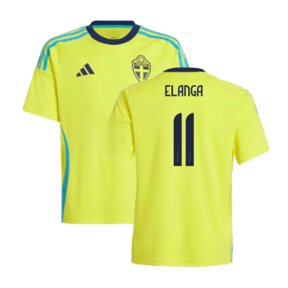 2024-2025 Sweden Home Fan Shirt (Kids) (ELANGA 11)_0