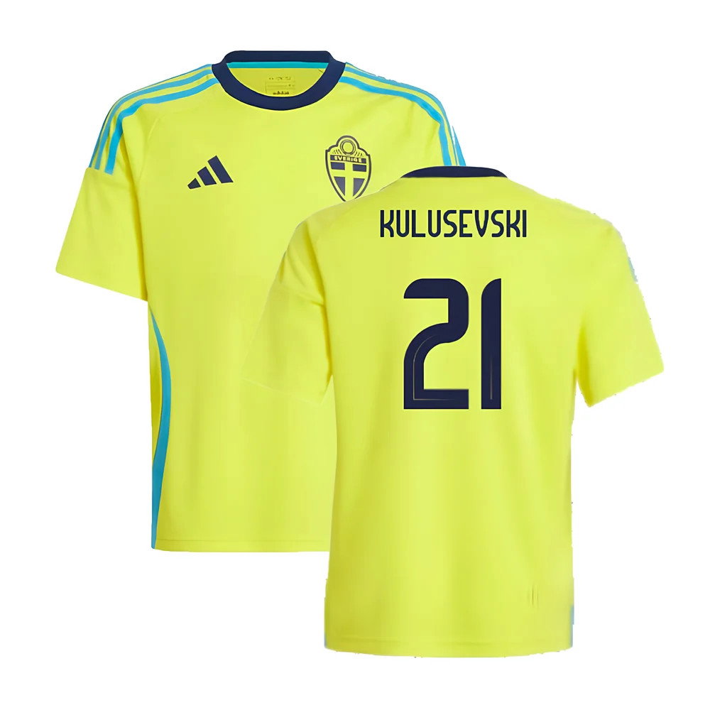 2024-2025 Sweden Home Fan Shirt (Kids) (KULUSEVSKI 21)_0
