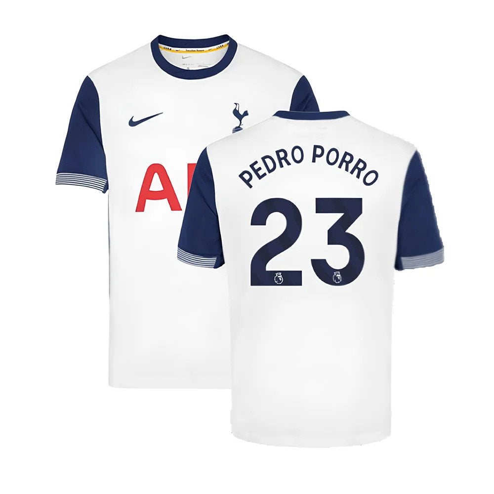 2024-2025 Tottenham Hotspur Home Shirt (Pedro Porro 23)_0