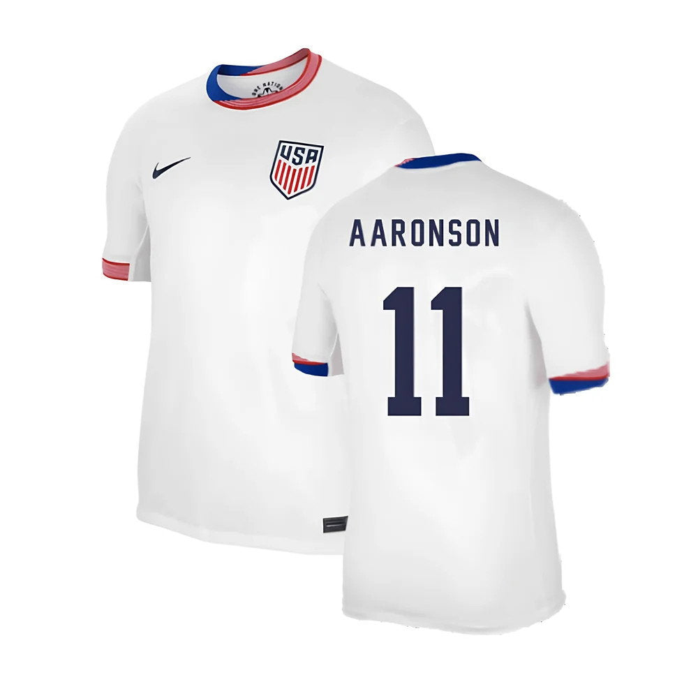 2024-2025 United States USA Home Shirt (AARONSON 11)_0