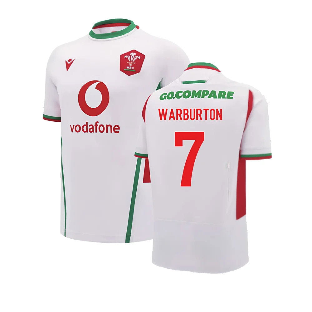 2024-2025 Wales Away Replica Rugby Shirt (Kids) (Warburton 7)_0