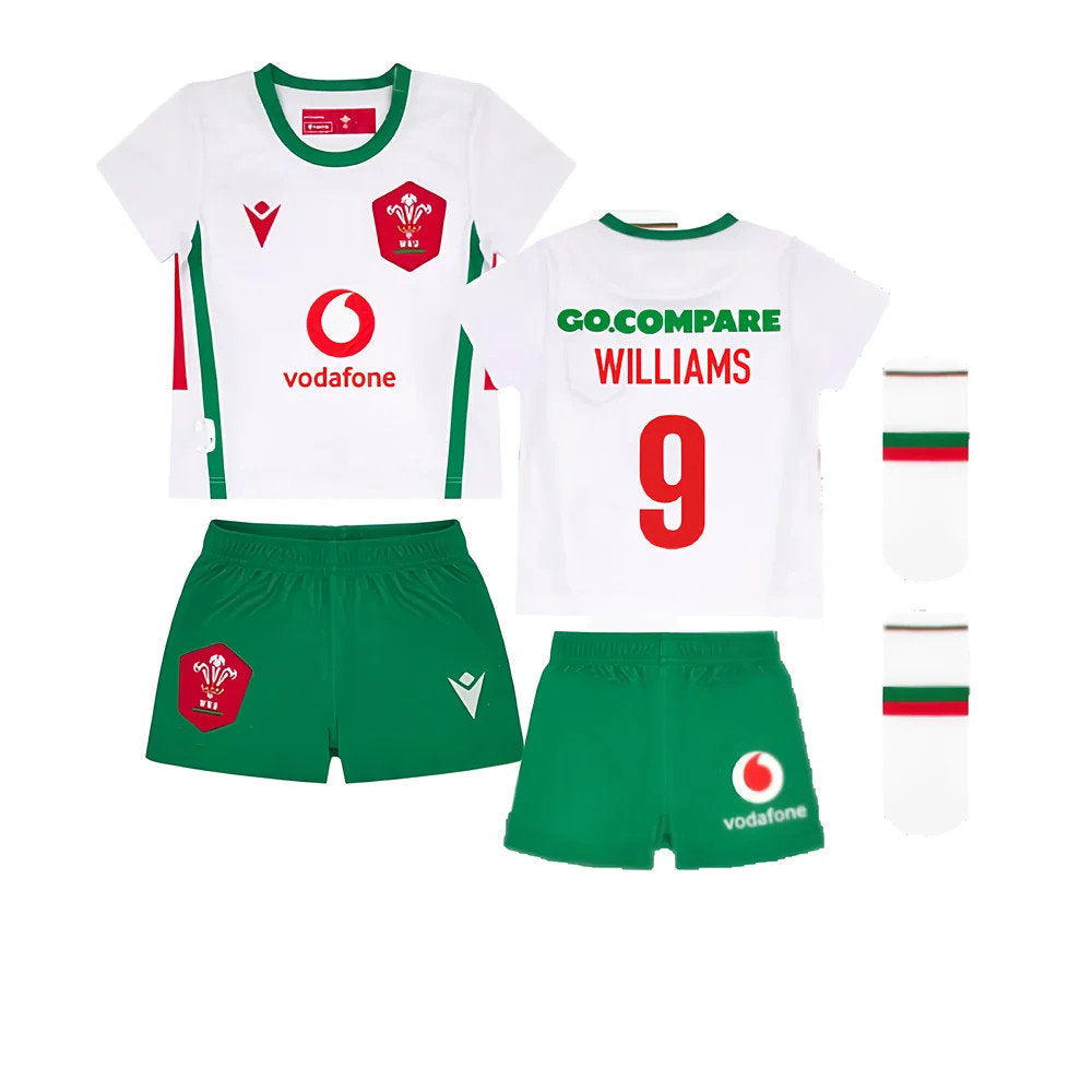 2024-2025 Wales Away Rugby Baby Kit (Williams 9)_0