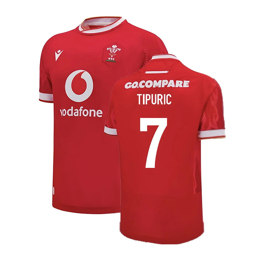2024-2025 Wales Home Poly Replica Rugby Shirt (Tipuric 7)_0