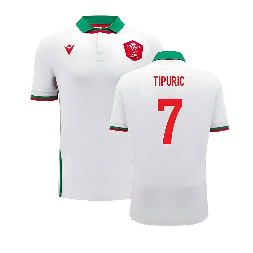 2024-2025 Wales WRU Away Cotton Rugby Shirt (Tipuric 7)_0