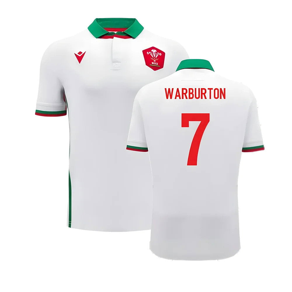 2024-2025 Wales WRU Away Cotton Rugby Shirt (Warburton 7)_0