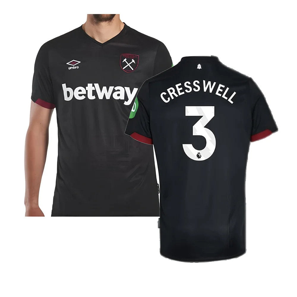 2024-2025 West Ham Away Shirt (Cresswell 3)_0