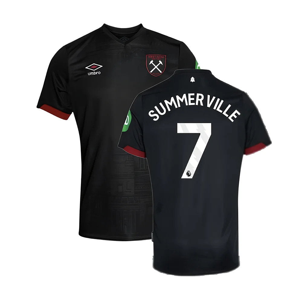 2024-2025 West Ham Away Shirt (Kids) (Summerville 7)_0