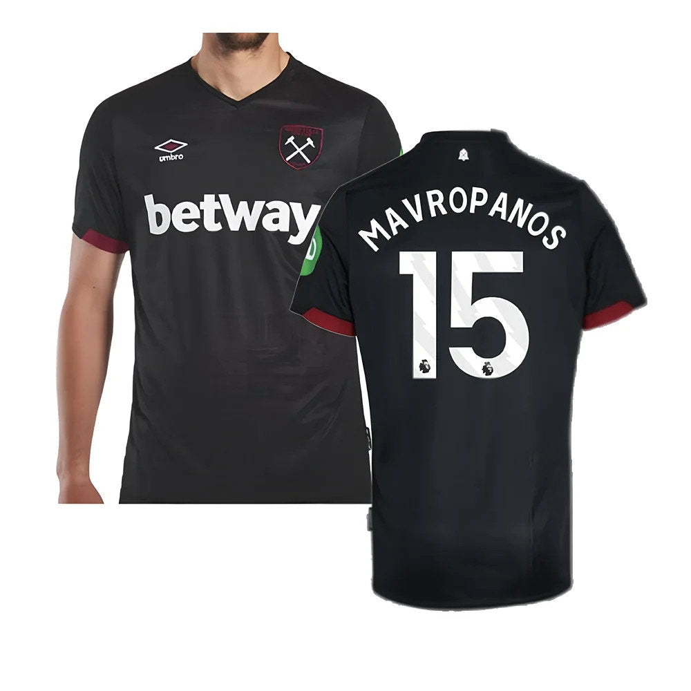 2024-2025 West Ham Away Shirt (Mavropanos 15)_0