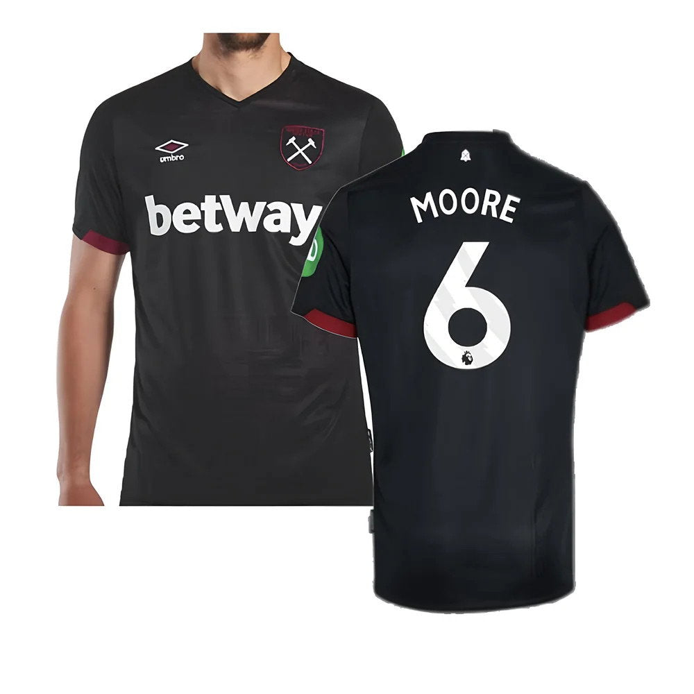 2024-2025 West Ham Away Shirt (Moore 6)_0