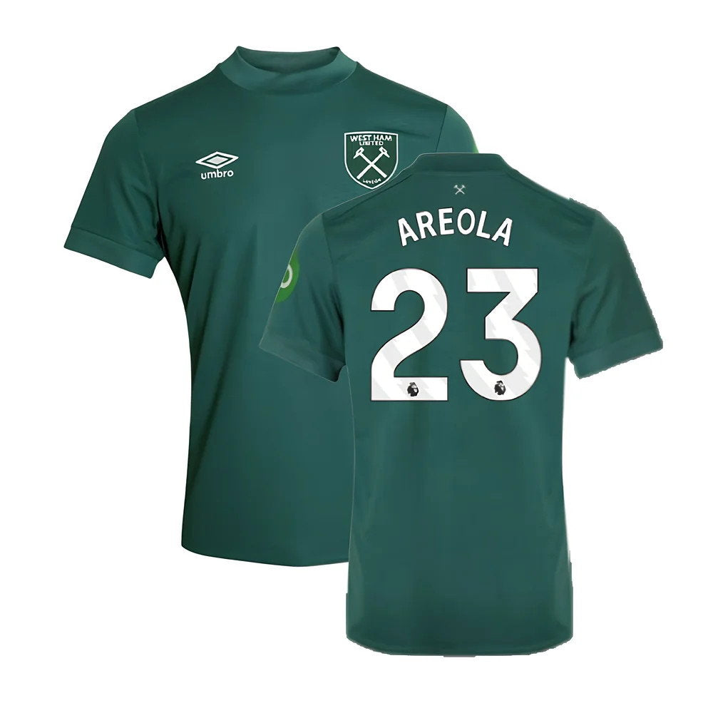 2024-2025 West Ham Goalkeeper Shirt (Green) - Kids (Areola 23)_0