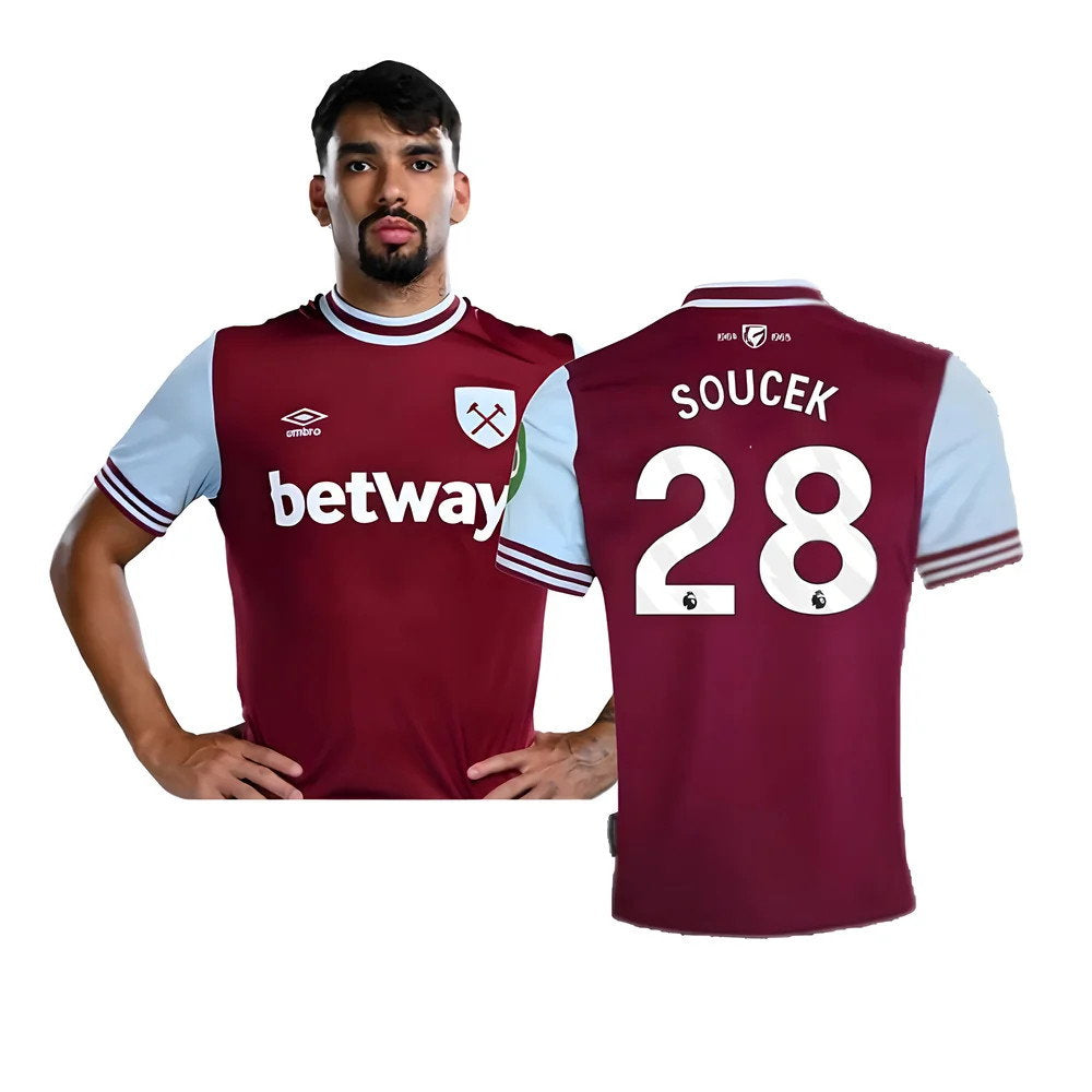2024-2025 West Ham Home Shirt (Soucek 28)_0