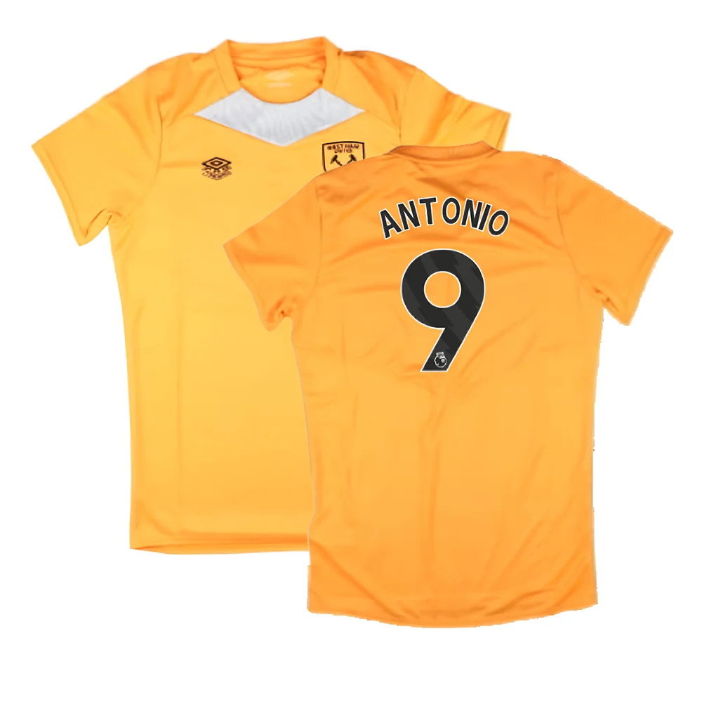 2024-2025 West Ham Training Jersey (Orange) - Kids (Antonio 9)_0