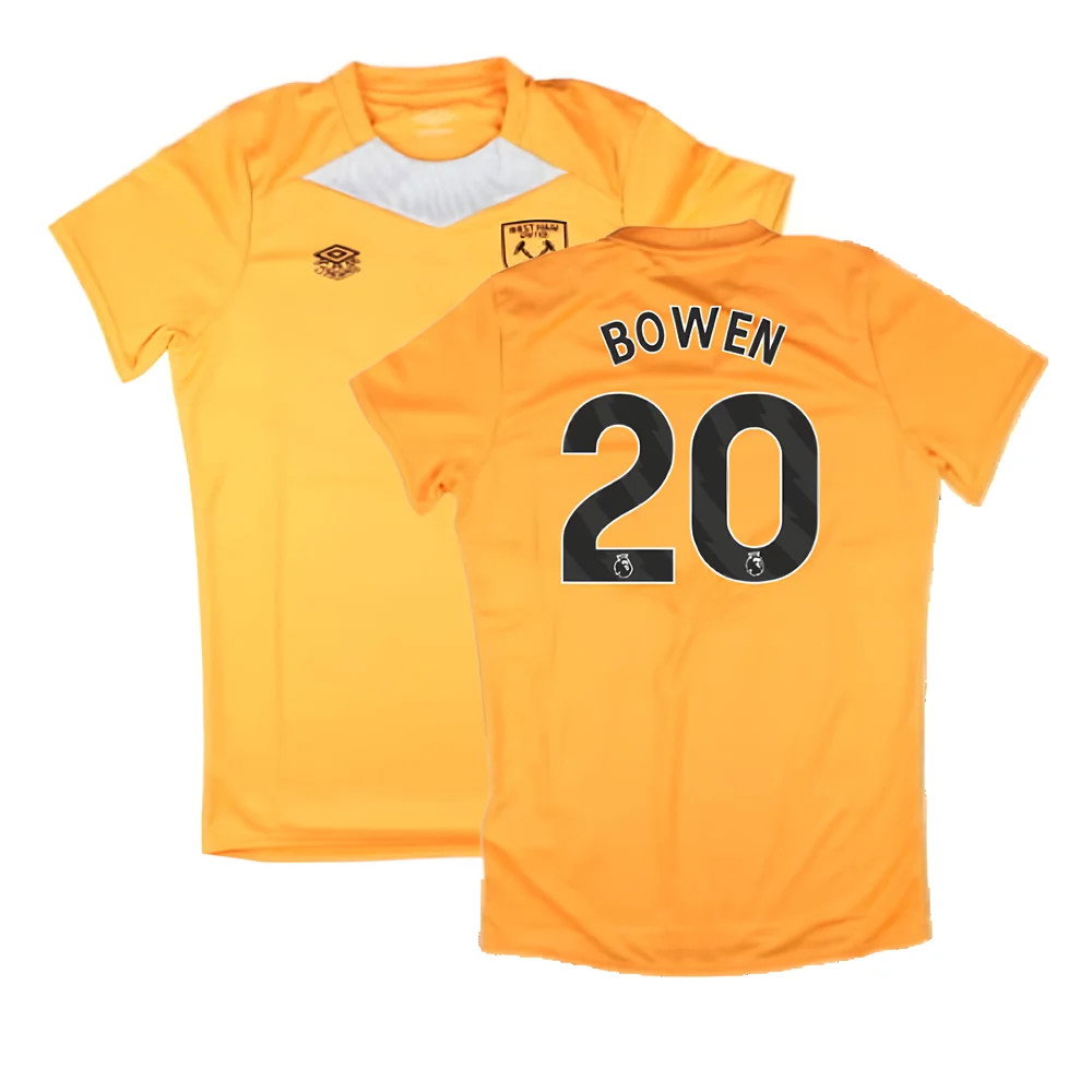 2024-2025 West Ham Training Jersey (Orange) - Kids (Bowen 20)_0