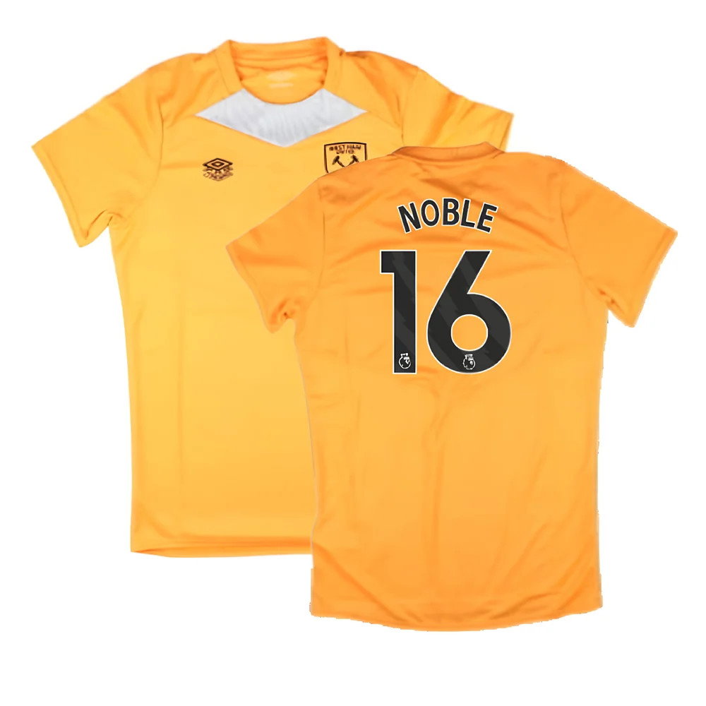 2024-2025 West Ham Training Jersey (Orange) - Kids (Noble 16)_0
