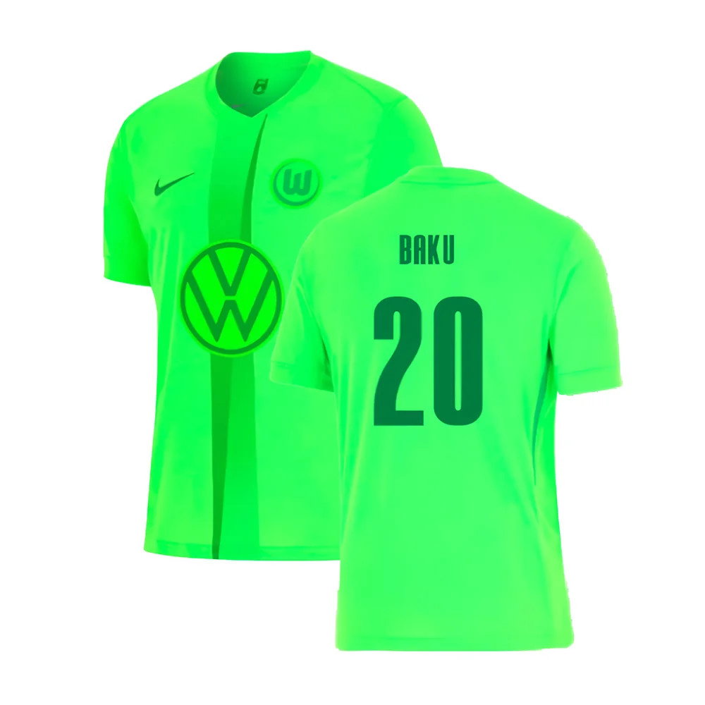 2024-2025 Wolfsburg Home Shirt (Baku 20)_0