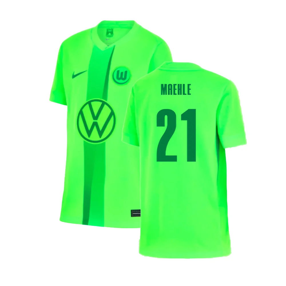 2024-2025 Wolfsburg Home Shirt (Kids) (Maehle 21)_0
