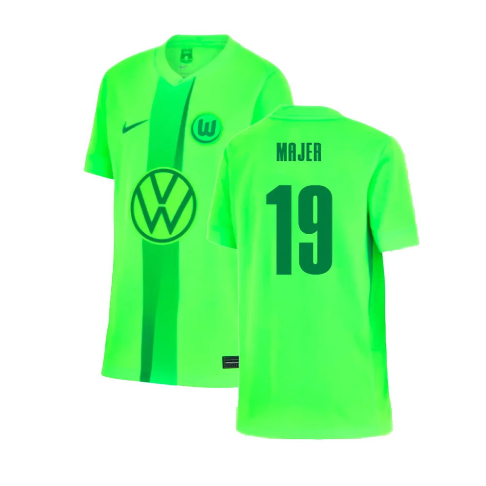 2024-2025 Wolfsburg Home Shirt (Kids) (Majer 19)_0