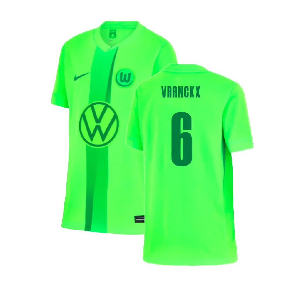 2024-2025 Wolfsburg Home Shirt (Kids) (Vranckx 6)_0