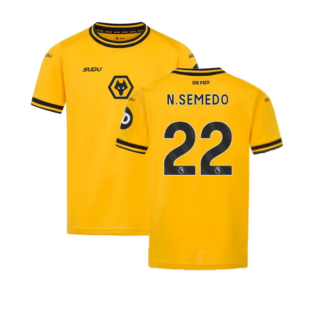 2024-2025 Wolves Home Shirt (Kids) (N.Semedo 22)_0