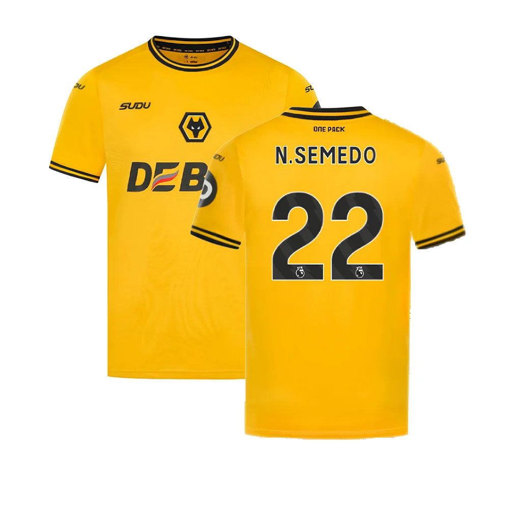 2024-2025 Wolves Home Shirt (N.Semedo 22)_0