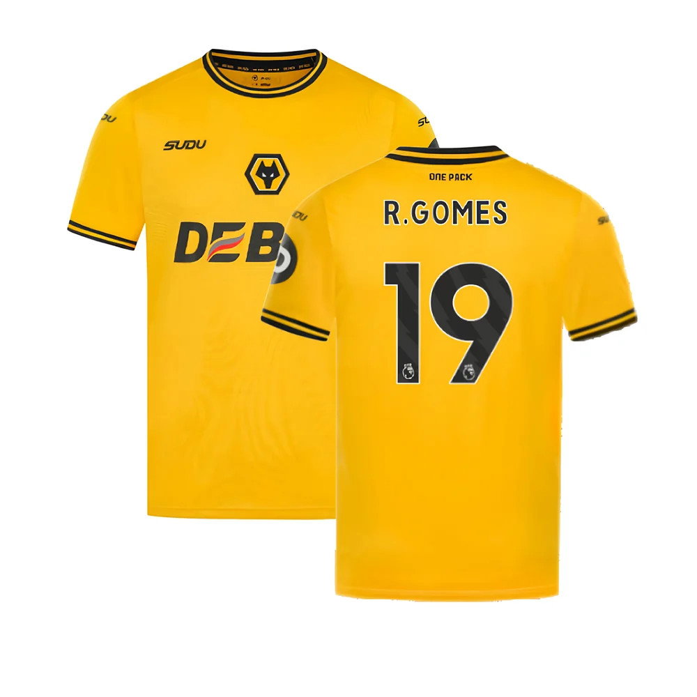 2024-2025 Wolves Home Shirt (R.Gomes 19)_0
