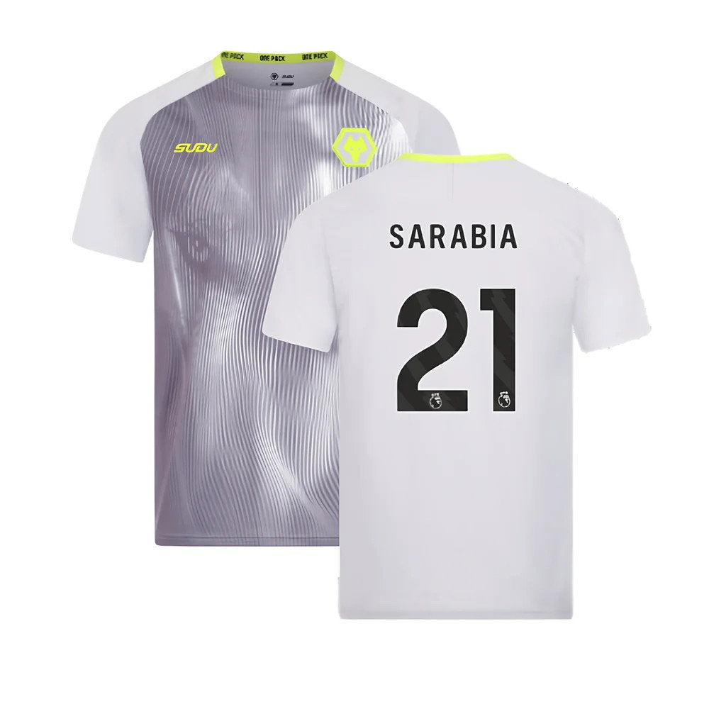 2024-2025 Wolves Players Training Shirt (Grey) (Sarabia 21)_0
