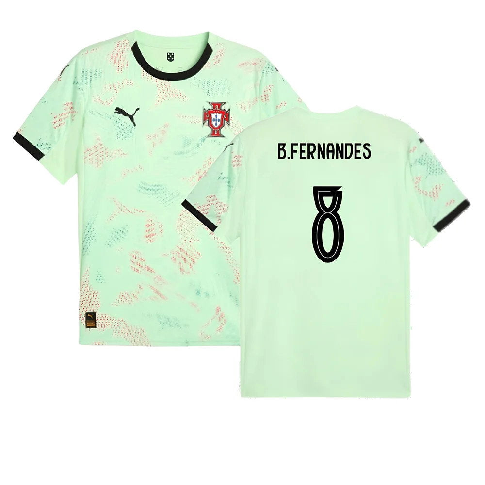 2025-2026 Portugal Womens Team Away Shirt (Unisex) (B.Fernandes 8)_0