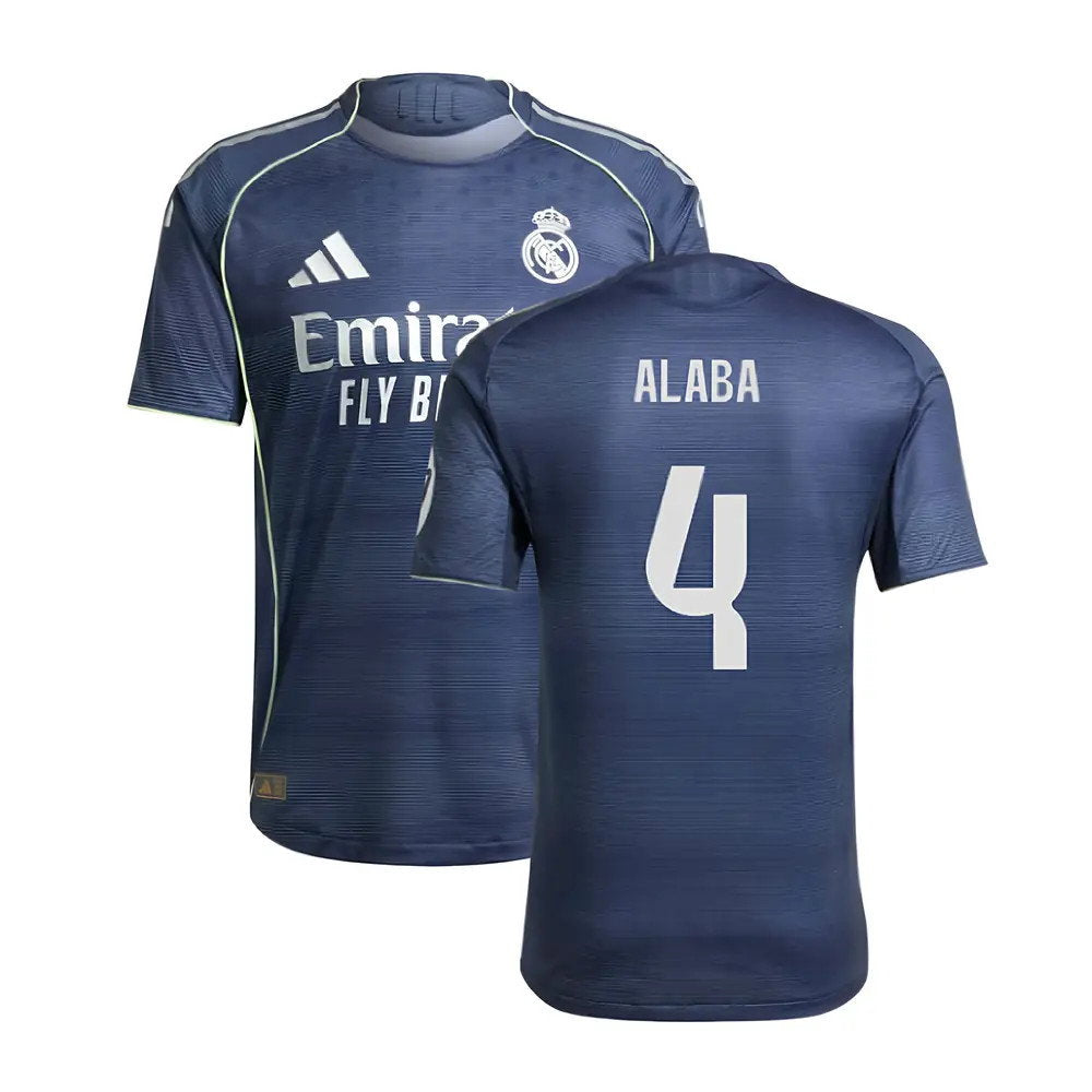 2025-2026 Real Madrid Authentic Away Shirt (Alaba 4)_0